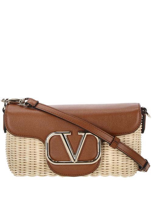 Cream white/chocolate brown bag Valentino Garavani | 4W2B0N00JCF43S